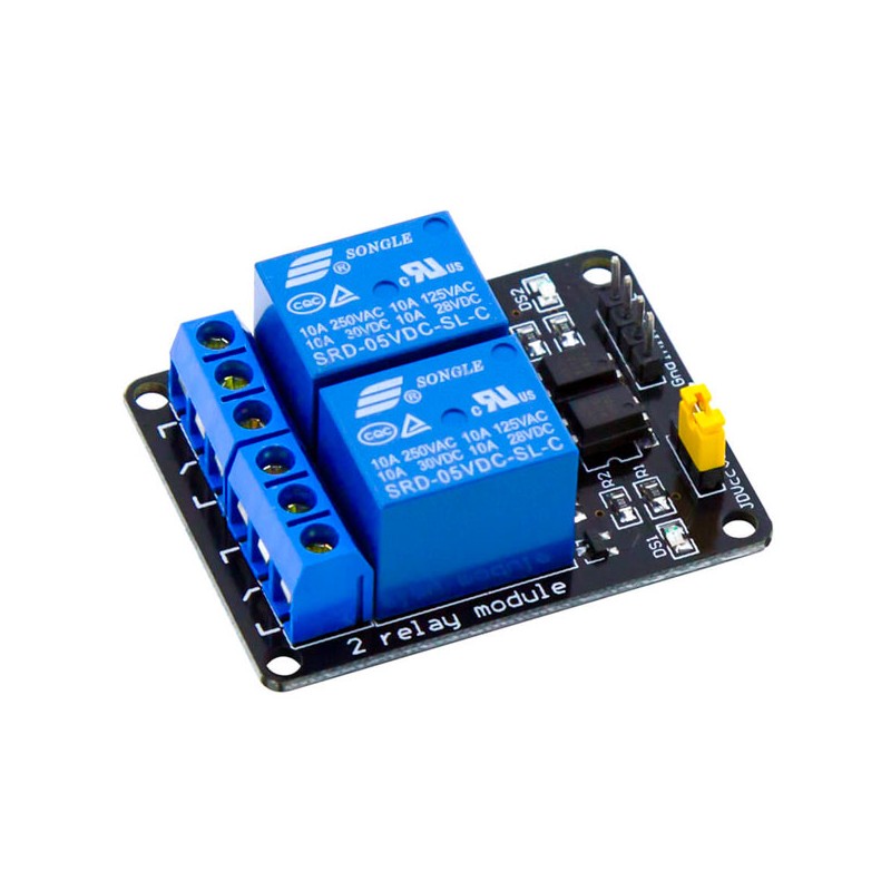 Modulo con due relè per Arduino - Genuino