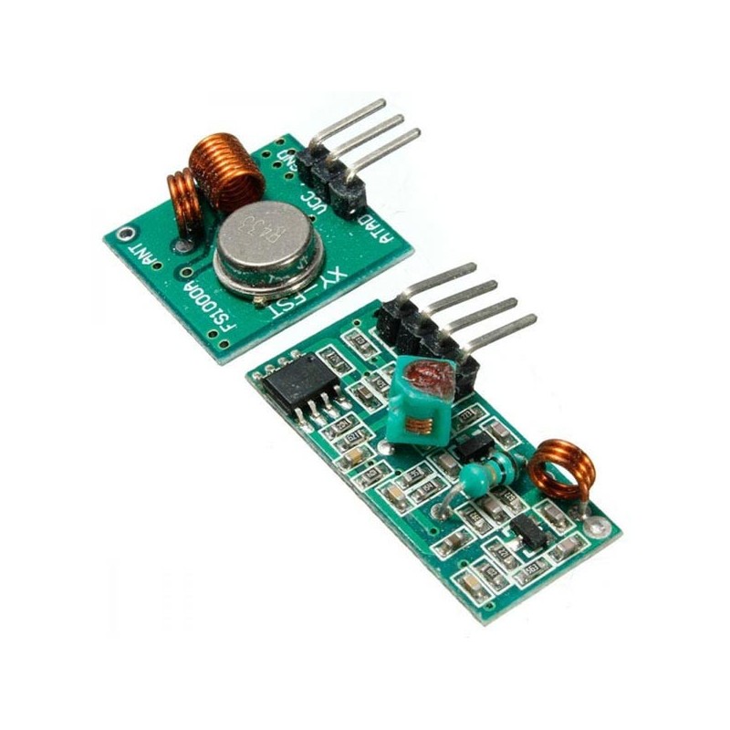 Modulo trasmettitore e un ricevitore RF a 315 MHz per Arduino