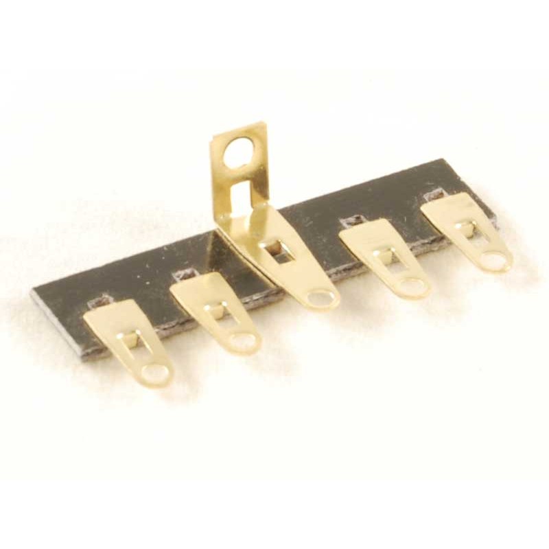 Basetta per cablaggio da 5 terminali gold