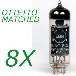 Ottetto selezionato di EL84 Tungsol
