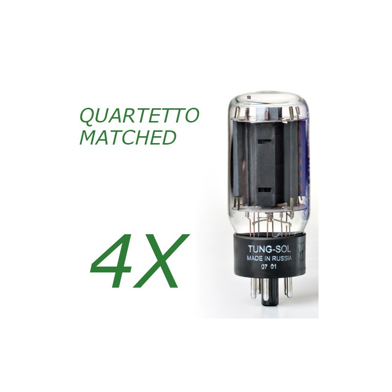Quartetto di 6L6GC STR Tungsol