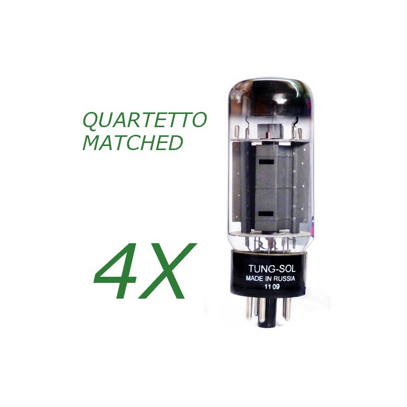 Quartetto di 7581A Tungsol Platinum Matched