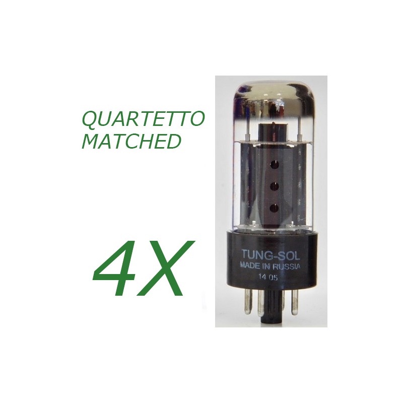 Quartetto di 7591A Tungsol Platinum Matched