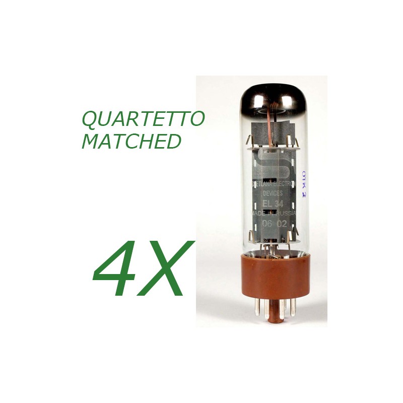 Quartetto di EL34 Svetlana