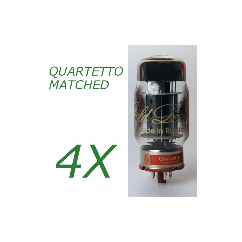 Quartetto di KT88 Genalex Gold Lion