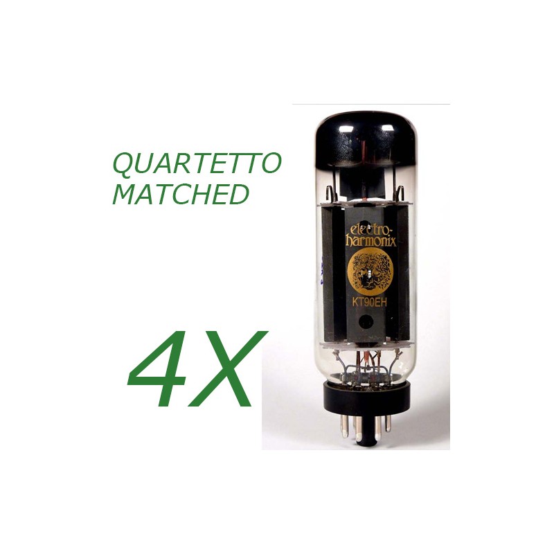 Quartetto selezionato di KT90 Electro Harmonix