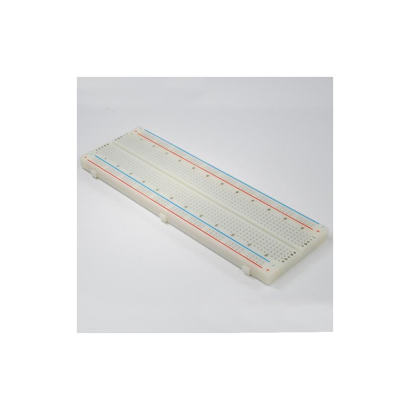 Breadboard bianca da 830 contatti