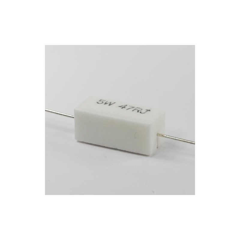 Resistenza da 4,7 kOhm 5 W 10%