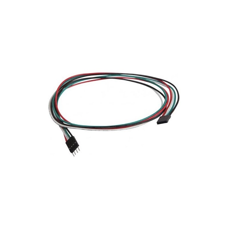 Cavo dupont flessibile maschio-femmina 4 pin da 30 cm