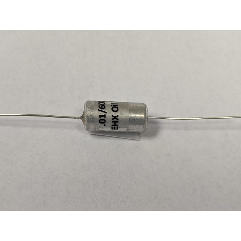 Condensatore a olio EHX da 10 nF 600V assiale