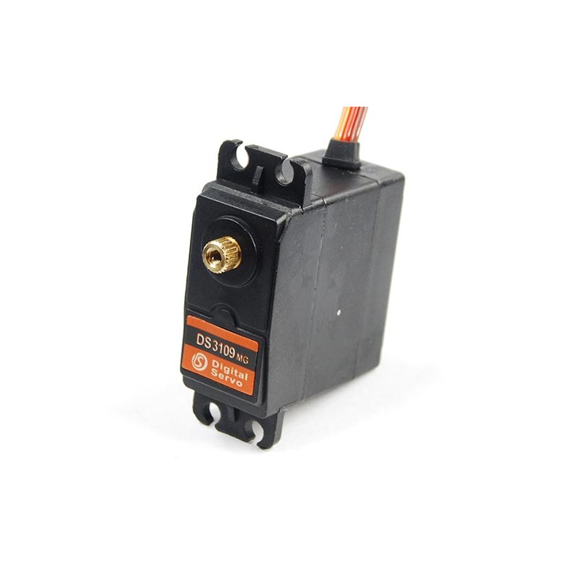 Servo motore digitale continuo da 9 kg/cm a 6 V con staffe a U