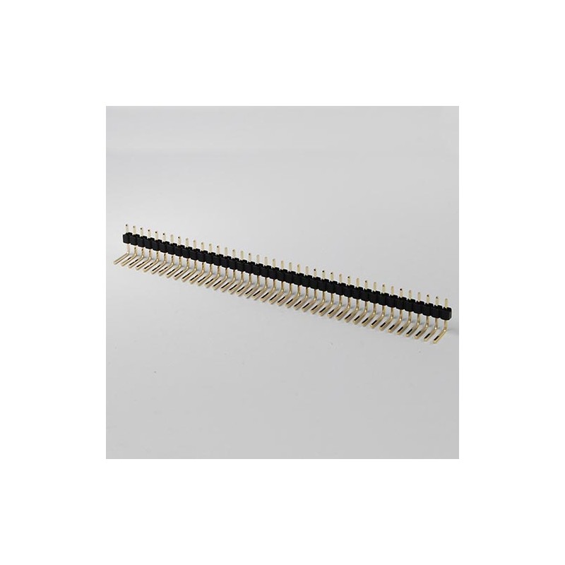 Strip maschio da 40 pin ad angolo di 90° a basso profilo