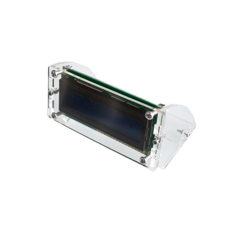 Supporto in acrilico trasparente per display LCD