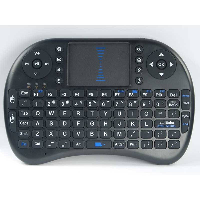Tastiera wireless 2,4 GHz Mini i8