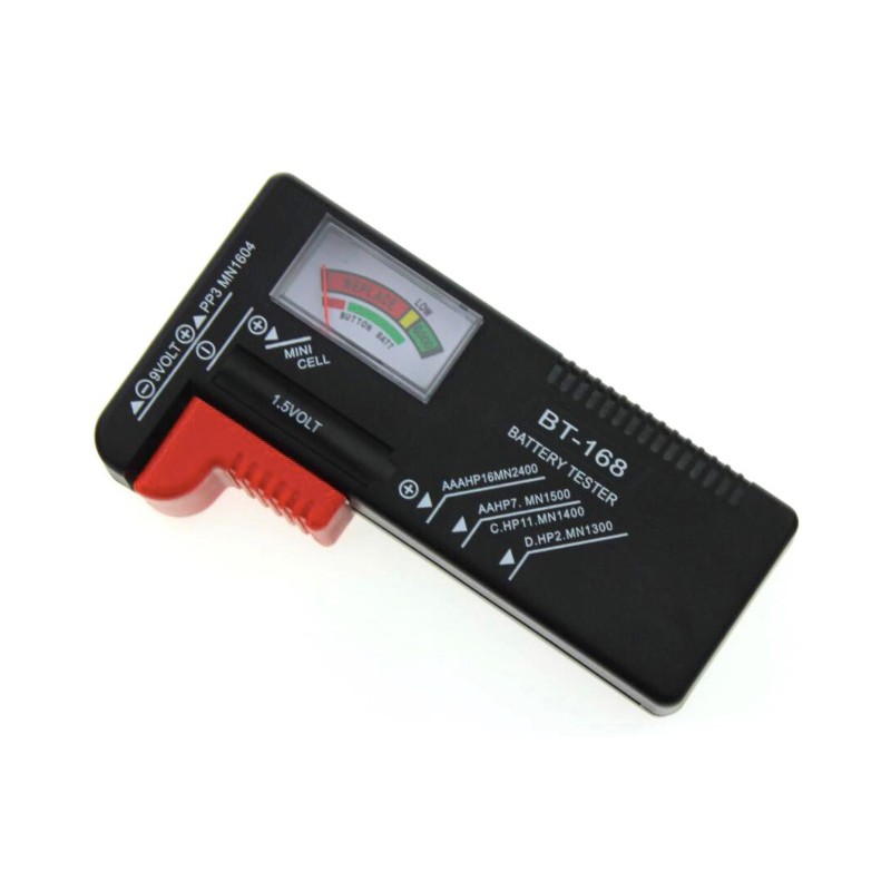Tester analogico universale per batterie da 1,5 e 9V