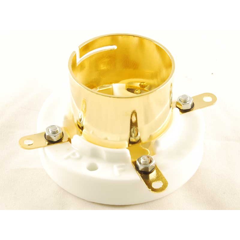Zoccolo a 4 pin dorato per 211 845 e simili