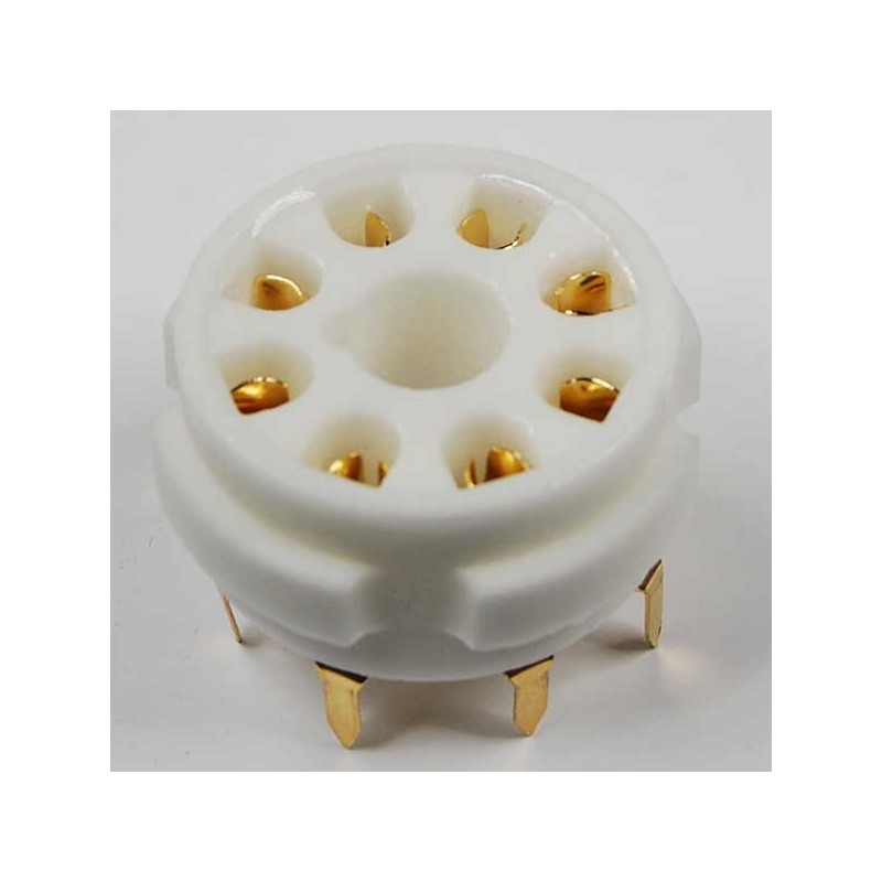 Zoccolo a 8 pin da circuito stampato gold GZC8-Y-2-G