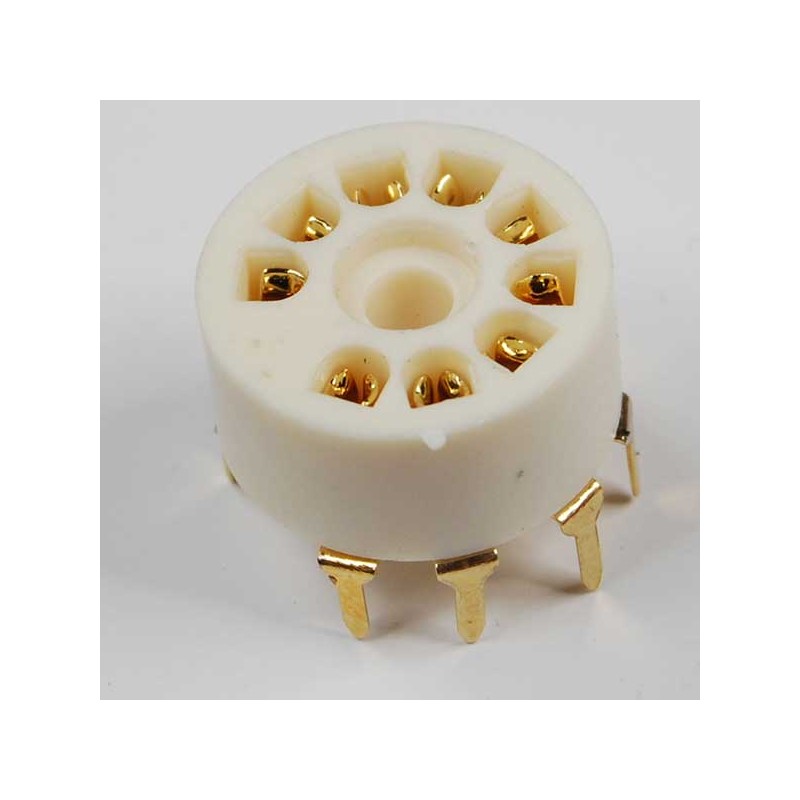 Zoccolo a 9 pin GZS9-Y-G in plastica