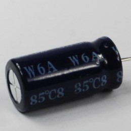 Condensatore elettrolitico verticale da 4,7 uF 350 V 105° C