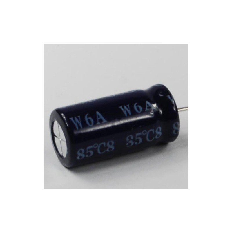 Condensatore elettrolitico verticale da 47 uF 100 V