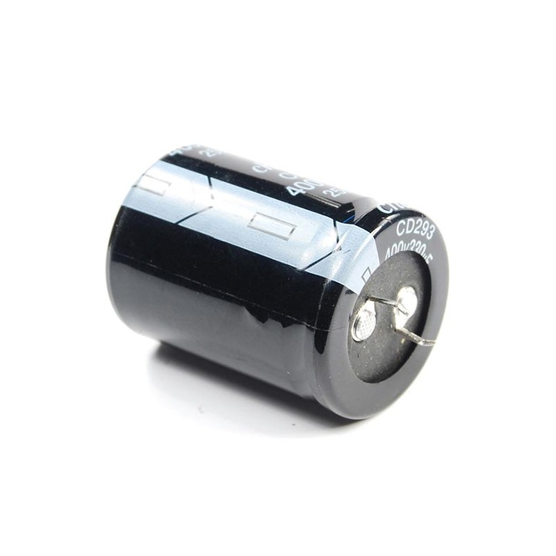 Condensatore elettrolitico verticale snap-in da 47 uF 500 V JJ