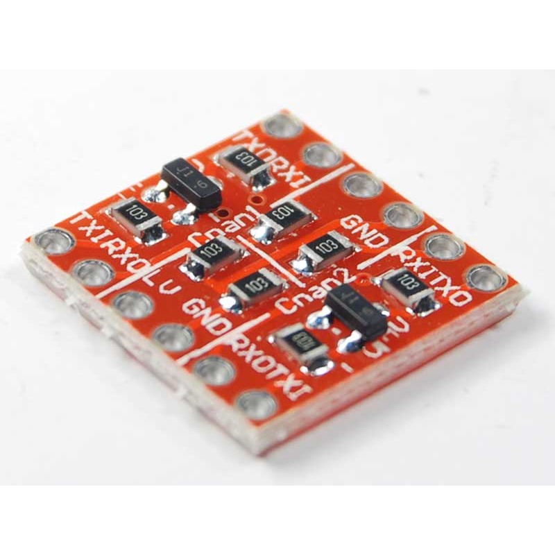 Convertitore livello logico 3,3 V - 5 V TTL a due canali