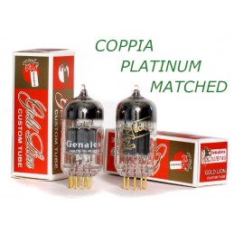 Coppia di 12AU7 - ECC82/B749 Genalex Gold Lion Platinum Matched