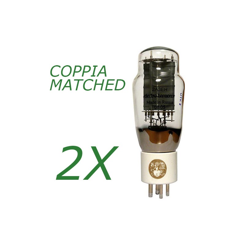 Coppia di 2A3 Electro Harmonix gold