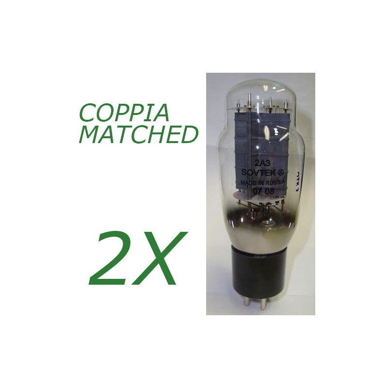 Coppia di 2A3 Sovtek