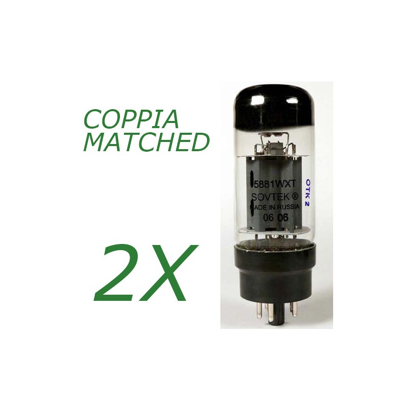 Coppia di 5881 WXT Sovtek