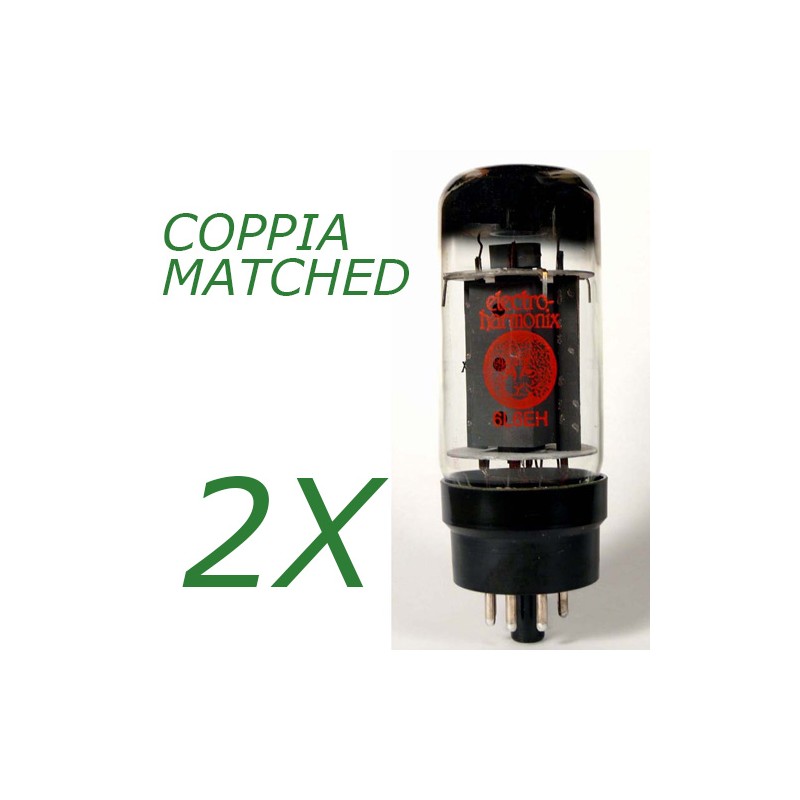 Coppia di 6L6GC Electro Harmonix