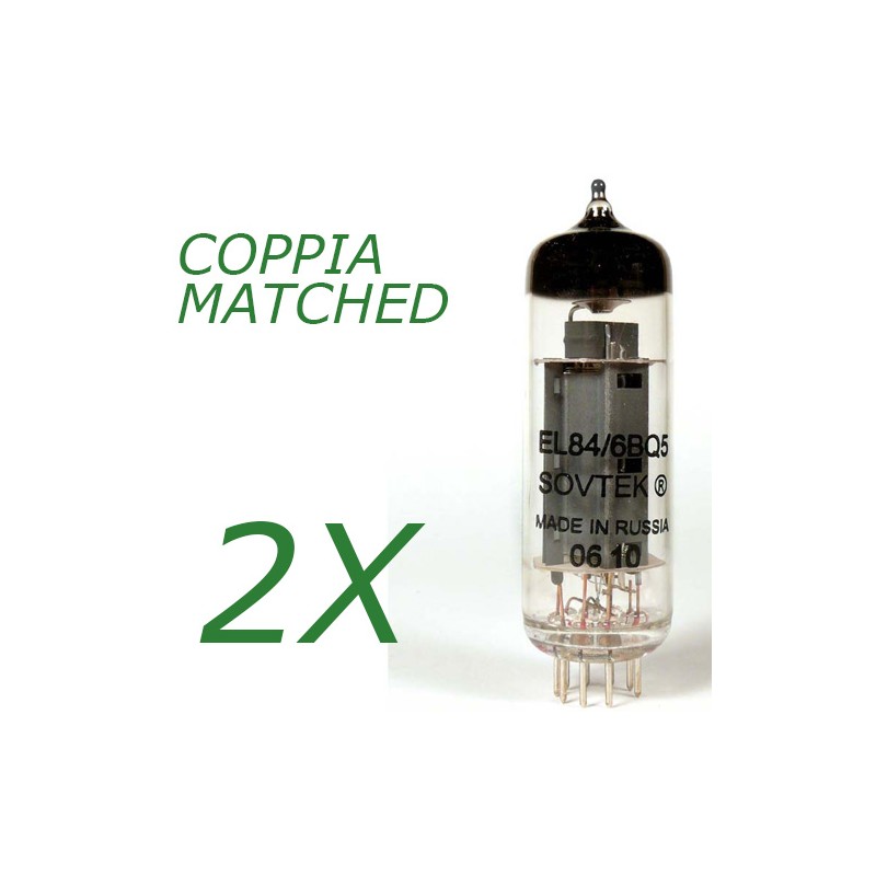 Coppia di EL84 Sovtek