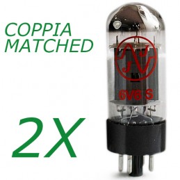 Coppia selezionata di 6V6S JJ