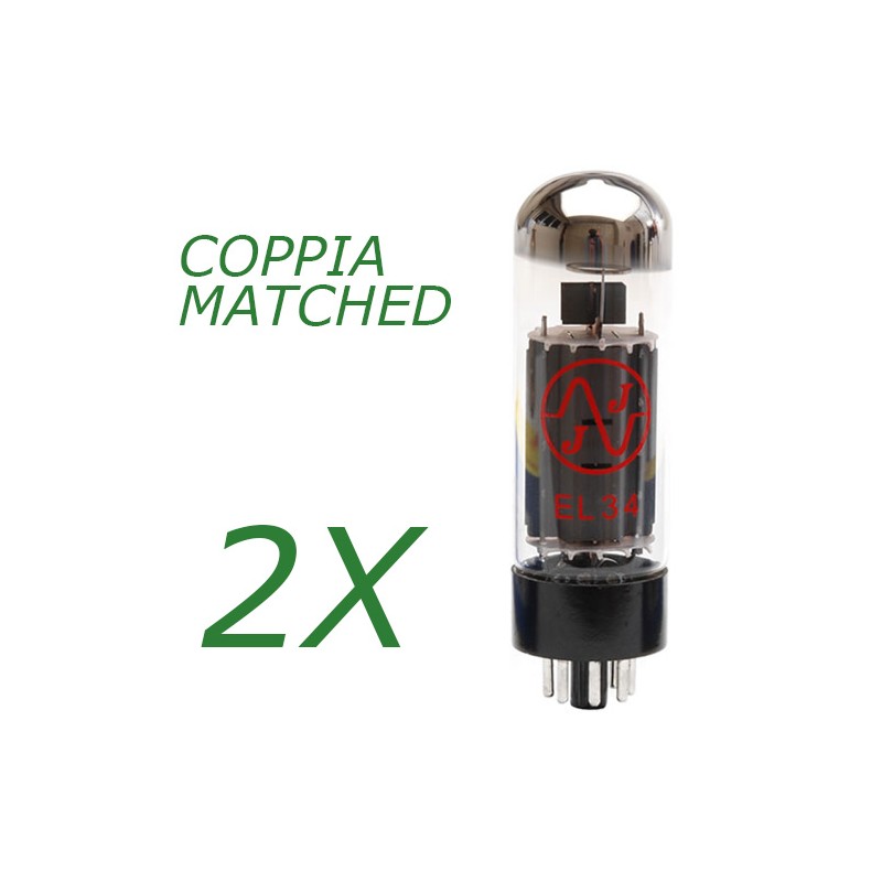 Coppia selezionata di EL34 JJ