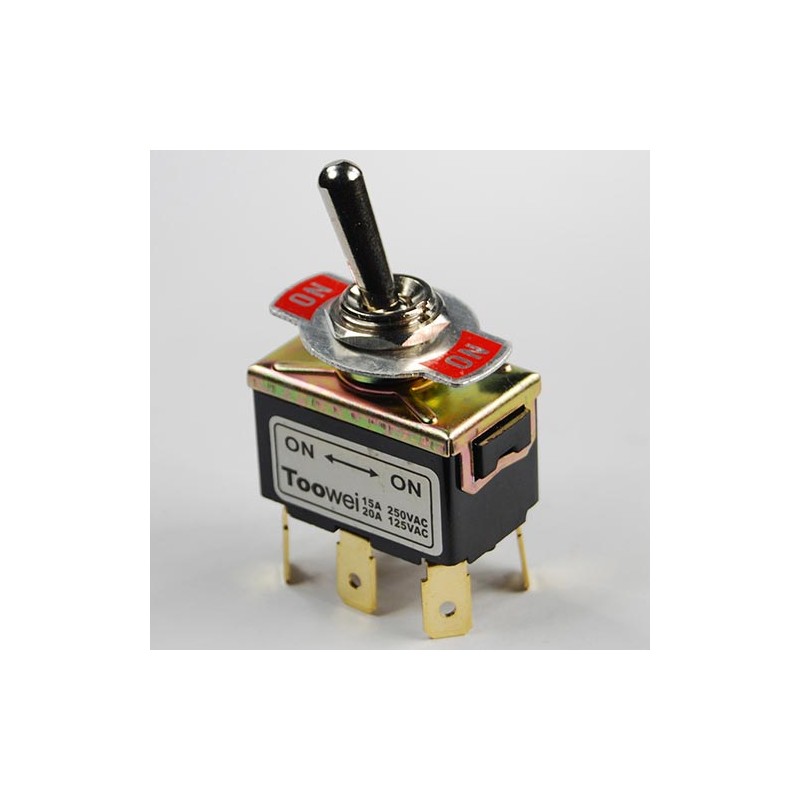 Deviatore a leva ON-ON DPDT da 15A 250V T702 BT