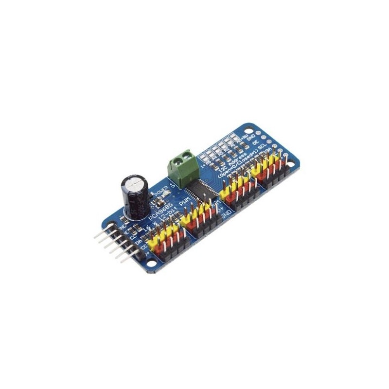 Driver per servo motori a 16 canali 12 bit PCA9685