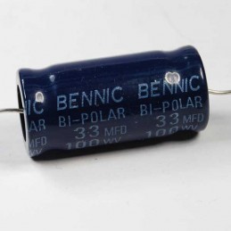 Elettrolitico Bennic non polarizzato da 82 uF 100V