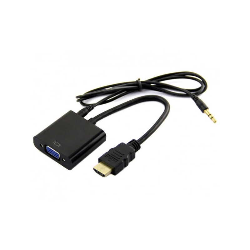 Adattatore da HDMI a VGA e jack stereo