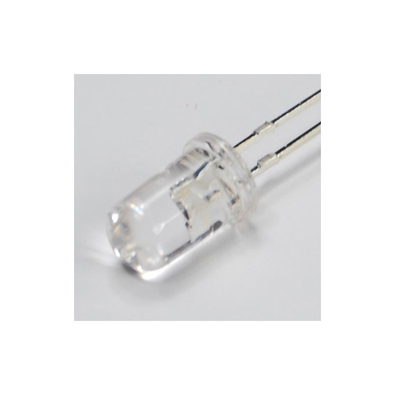 Led da 5 mm a fascio diffuso blu da 12 CD