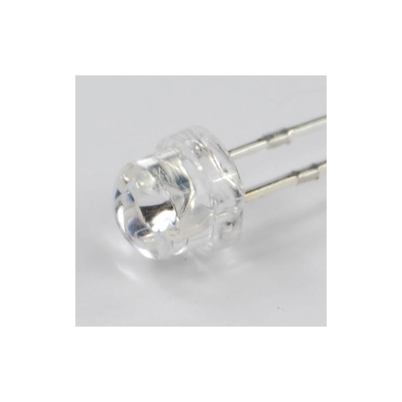 Led da 5 mm a fascio stretto rosso da 2200 mCD