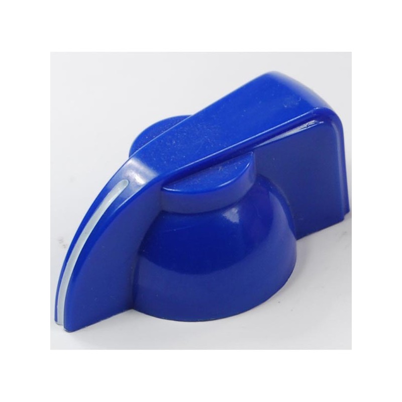 Manopola blu stile Fender a cresta di gallo