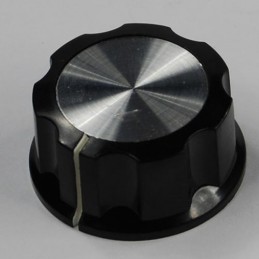 Manopola da 45 mm in bachelite con fissaggio a vite