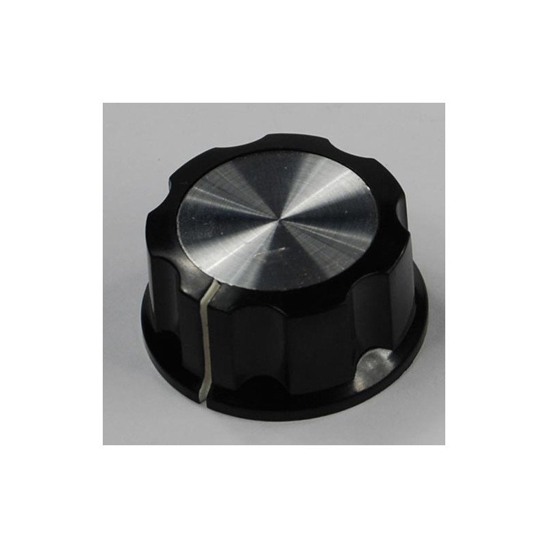 Manopola in bachelite da 20 mm argento con fissaggio a vite