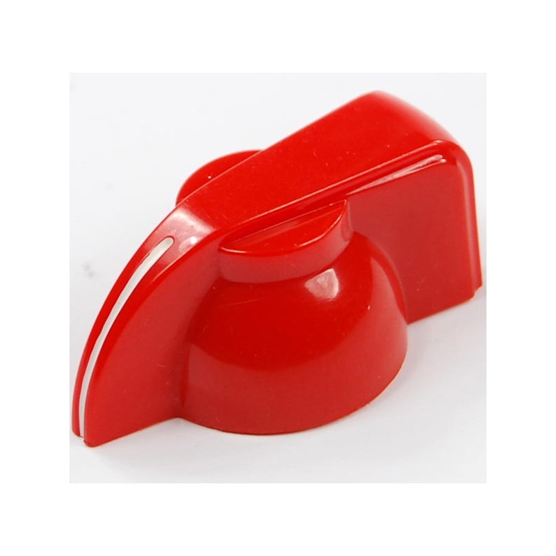 Manopola rossa stile Fender a cresta di gallo