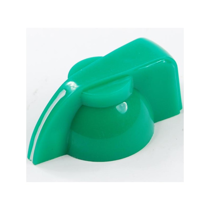 Manopola verde stile Fender a cresta di gallo