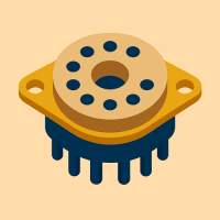 Zoccoli noval, a 9 pin, per valvole